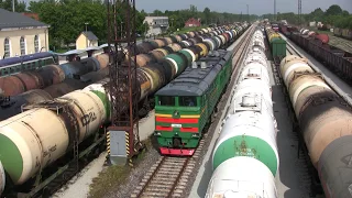 Тепловоз 2ТЭ10У-0218 на ст. Валга / 2TE10U-0218 at Valga station