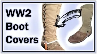 Making WW2 Gaiters | Historical Boot Cover DIY