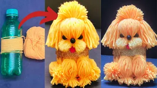 Woolen dog making | Easy dog making | little puppy making