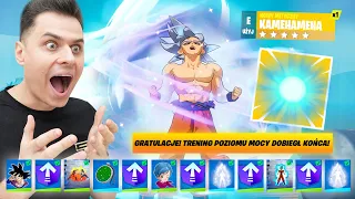 ODBLOKOWAŁEM MAX LVL SONGOKU! Testuje KAMEHAMEHA! Fortnite