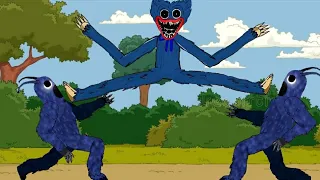 Huggy Wuggy vs Costume Man Poppy Playtime Drawing cartoons 2 TJ animations #drawingcartoons2