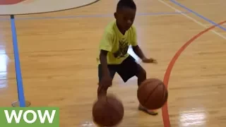 4-year-old basketball phenom shows off insane skills!