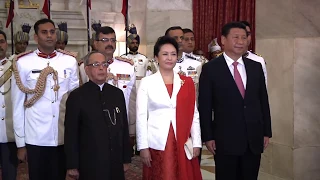 President Xi Jinping of People's Republic of China called on President Mukherjee