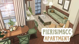 Pierisim CC Apartment 🤍 || The Sims 4 Apartment Renovation: Speed Build