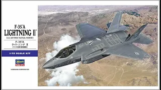 Hasegawa : F-35A Lightning II : 1/72 Scale Model : In Box Review