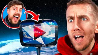 He Sent MrBeast's 100 Million Playbutton into Space