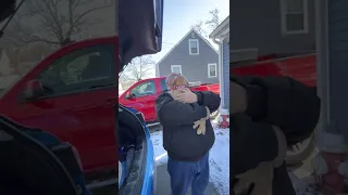 Wife surprises husband with puppy!