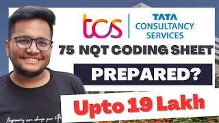 TCS NQT 2023 Coding Sheet | Coding Round of TCS NQT | Preparation Sheet for TCS 🔥