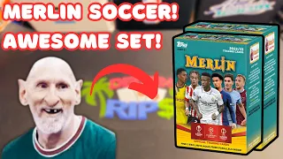 IT'S GOOD! 2022-23 Merlin Soccer Blaster Box Product Review!