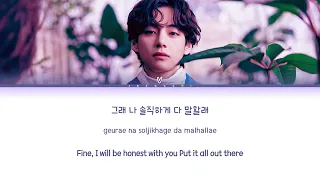 BTS V " love me again " ( lyrics )