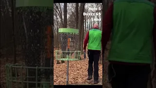 Disc Golf at Rockwell Park Hole 5 with a Buzzz SS & Luna