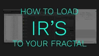 How to import .wav IR's to your Axe-Fx III, Axe-Fx II and AX8