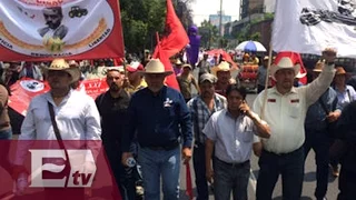 Marchas de campesinos colapsan en Centro Histórico de la CDMX/ Vianey Esquinca