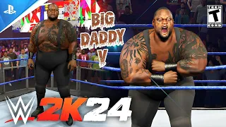 WWE2K24 BIG DADDY V EPIC ENTRANCE 🔥 (CONCEPT)