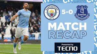 SERGIO SIGNS OFF IN STYLE | MATCH RECAP | CITY 5-0 EVERTON | PREMIER LEAGUE