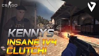 CS:GO - kennyS INSANE 1v4 CLUTCH!
