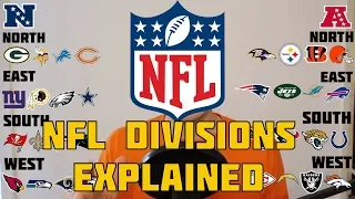 NFL Divisions Explained! American Football Basics