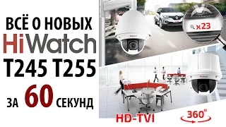 TVI SpeedDome камера Hiwatch DS-T245 T255 FullHD разрешение