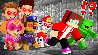 Escape from PAW PATROL.EXE Prison in Minecraft - Super Maizen