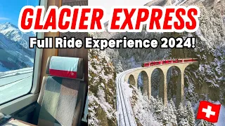 GLACIER EXPRESS 2024: Zermatt to St. Moritz on Switzerland's most EPIC Panoramic Train