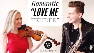 Romantic “Love Me Tender” Husband & Wife ❤️ Happy Valentine’s Day!! (SaxAndViolin)