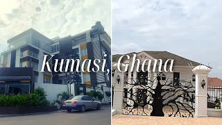 Beautiful LUXURY HOUSES & ESTATES in Kumasi Ghana Ep12 |  Atasomanso New Site - Konkromase