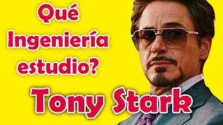 Sabés qué Ingenierias estudio Tony Stark? Tony Stark - "Yo soy Iron Man"