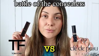 NEW Tom Ford stick concealer VS. Cle De Peau stick concealer | battle of the stick concealers