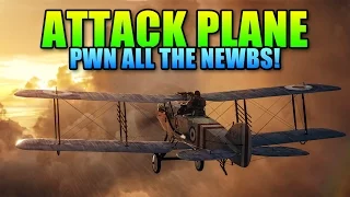 How To Attack Plane - Ground Support Guide | Battlefield 1 Pilot Gameplay