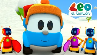 Leo the Truck Español - Diversión en la nieve 3 Horas en español