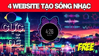 4 website tạo sóng nhạc miễn phí cực dễ | cách làm sóng nhạc