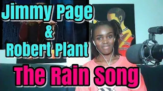 African Girl Reaction To The Rain Song - Jimmy Page & Robert Plant