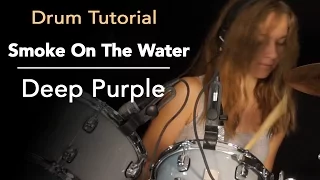 How to play Smoke On The Water; drum tutorial by Sina