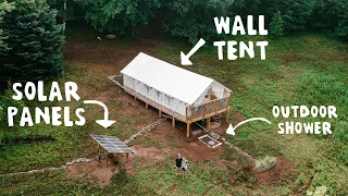 The Ultimate Off Grid Wall Tent Tour