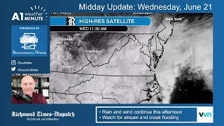 How much longer with rain and wind: Midday update with meteorologist Sean Sublette