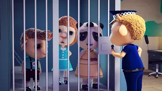 Spoiled Children Ended Up in a Small Prison | Police Officer - Baby's Helper | Dolly and Friends 3D