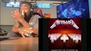 INSANE GUITAR PROGRESSION! Metallica-Master Of Puppets (Lyrics) | REACTION