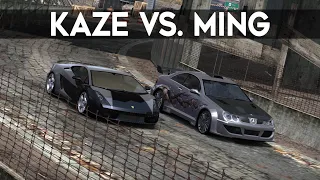 NFS Most Wanted - Mercedes-Benz CLK 500 (Kaze) vs. Lamborghini Gallardo (Ming)