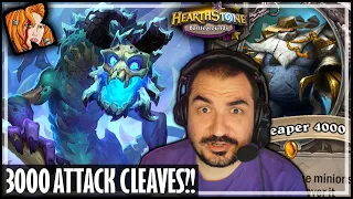 3000 ATTACK CLEAVES?! - Hearthstone Battlegrounds