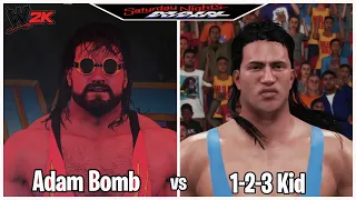 W2K / 2 out of 3 Falls Match / Adam Bomb vs 1-2-3 Kid [ inc.Custom Promo ]