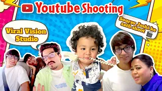 YouTube Shooting With @souravjoshivlogs7028  | Bharti Singh | Haarsh Limbachiyaa