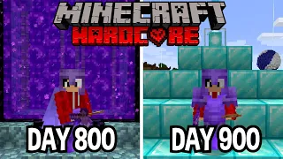 I Survived 900 Days In Hardcore Minecraft...