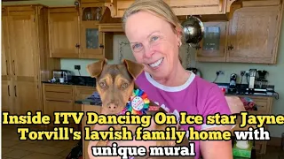 Inside ITV Dancing On Ice star Jayne Torvill's lavish family home with unique mural