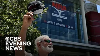 NRA convention enters second day in Houston, amid calls for gun control reform