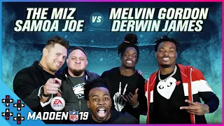 MADDEN NFL 19: MIZ & SAMOA JOE vs. LA Chargers’ MELVIN GORDON & DERWIN JAMES – Gamer Gauntlet