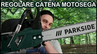 Regolare catena motosega Parkside PBKS 53 A2 motosega a benzina tensionare catena motosega