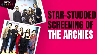 Starry Screening Of 'The Archies': The Bachchans, The Khans And Others