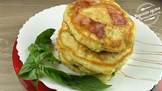 Сытный завтрак за 10 минут - Оладьи с беконом | Nourishing breakfast  in 10 minutes