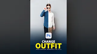 CHANGE OUTFIT - Photoshop AI Generative Fill