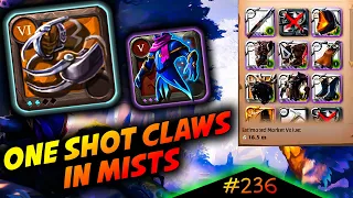 LITERALLY ONE SHOT CLAWS WITH NEW ROBE! | Albion Online Mists | #236